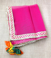 Organza squaresthal cover chowki cover or however you want to use with beautiful work. 18inches X 18 inches, C